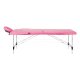 Balance Portable Massage Table Aluminum 2 Section Folding, Pink