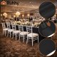 Stretch Banquet Table Cover 183x75x75cm Ruhhy, Black