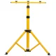Maclean MCE583 Work Tripod for 2 Floodlights, Steel, 62-150 cm, Yellow