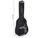 Malatec Padded Guitar Gig Bag for 41-Inch Acoustic & Classical Guitars, Black