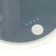 Wireless USB Desk Fan, 4 Speeds, LED, 38 cm, White