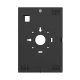 Maclean MC-955 B Tablet Enclosure Mount 10.9\"-11\", with Lock, VESA 75x75 mm, Black