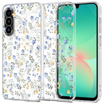 Tech-Protect FlexAir+ Case for Samsung Galaxy A17 4G / 5G Daisies with Leaves