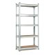 Складской металлический стеллаж 180x90x30 см 5 полок 875 кг ModernHome