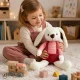 Plush Toy Rabbit in Red Shorts 36 cm