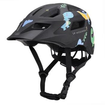 Wozinsky HT-45C Children's MTB Bike Helmet with Visor XS Black