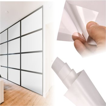 Frosted privacy window film 1.52x30m, light-dimming, matte