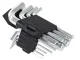 Hex Key Set Ball End 9 pcs, 1.5-10 mm