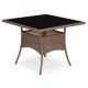 MultiGarden Rattan Garden Furniture Set 4 Chairs and Table, Light Brown