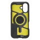 Spigen Tough Armor MagSafe Case for iPhone 16 Plus with Stand, Black