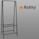 Clothes Hanger Stand with Shoe Shelf 22258