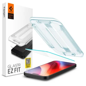 Spigen Glas.TR EZ Fit Tempered Glass for Apple iPhone 15 6.1", Clear