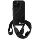 BMW iPhone 16 Pro Max Case M Edition Carbon Stripe & Strap, Black