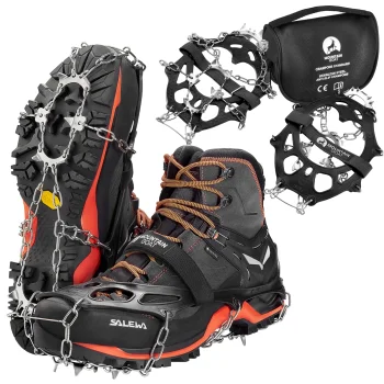 Tourist Shoe Crampons MOUNTAIN GOAT Standard L (41-43), Black