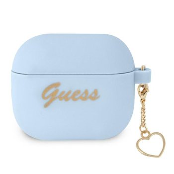 Guess Silicone Case for AirPods 3 Blue