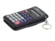 Pocket Calculator KK-568A 8 Digits with Keychain, Black