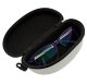 Protective Hard Shell Glasses Case with Zipper, Grey