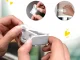 Child Safety Lock for Cabinets and Windows, 2 pcs, White