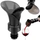 2-in-1 Bottle Pourer and Stopper, Black