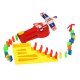 Domino Blocks Set with Airplane Launcher STEM Educational Toy for Kids