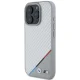 BMW M Carbon Tricolor Line MagSafe case for iPhone 16 Pro Max - grey
