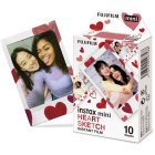 Instant Fujifilm instax Mini Film Heart Sketch (10 pc.)