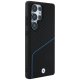 BMW Leather Textured and Smooth MagSafe Case for Samsung Galaxy S25 Ultra Black