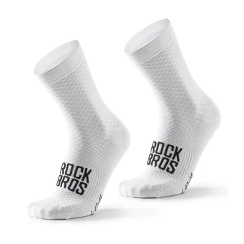 Rockbros ROAD TO SKY Cycling Socks Size 36-38 - White