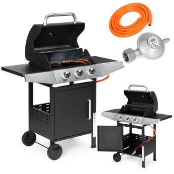 MultiGarden Gas Grill, 3 Burners, 10.2 kW
