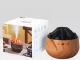 Ultrasonic LED Air Humidifier and Diffuser, 300ml, Light Brown