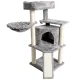 Multi-Level Cat Scratching Post with Bed and Hammock 94cm