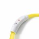 LED Light Up Dog Collar, Adjustable, Yellow