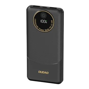 Dudao K12 Power Bank 10000mAh PD 22.5W, Black