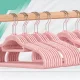 Velvet Clothes Hangers, 10 Pack, Non-Slip with Swivel Hook, Pink