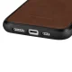 iCarer Leather Oil Wax Genuine Leather Case for iPhone 14 Plus, MagSafe Compatible, Brown (WMI14220719-BN)