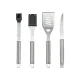 Leopold Vienna LV311000 4-Piece BBQ Tool Set with Aluminium Case
