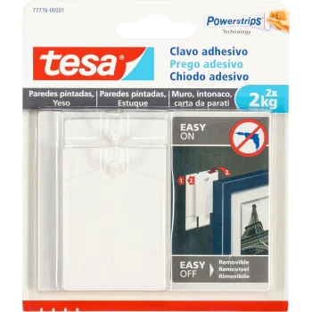 Tesa Adhesive Nail 77776 for Wallpaper & Plaster, 2 kg, 2 pcs.