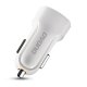 Dudao auto lādētājs 2x USB 2.4A + 3-in-1 Lightning/Type C/micro USB kabelis balts (R7 balts) | Phone Car Charger