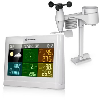 Bresser 12167 5-in-1 Comfort Weather Station, White