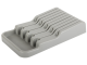 Knife Drawer Organizer, 9 Compartments, Grey