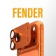 PanzerGlass Fender rūdītā stikla kameras lēcas aizsargs iPhone 17 Pro – oranžs | Camera Glass Protector