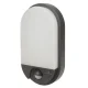 Maclean LED Facade Lamp with Motion Sensor, 15W, 1100lm, IP54, Grey