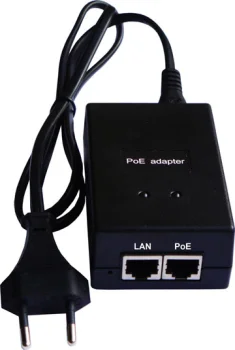 PoE Injector 48V 0.4A 19.2W (10/100Base-T)