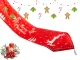 Christmas Table Runner with Reindeer, 205x35 cm, Red