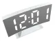 Digital LED Clock with Alarm and Thermometer, White