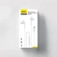Dudao X3C+ Wired USB-C Earphones 1.2m, White