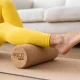 4FIZJO Cork Massage Roller 30 cm, Brown