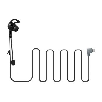 Ejeas HIFI-R7 In-Ear Headphones for Referees with Type-C, Black