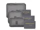 Packing Cubes for Suitcases, Set of 6 Travel Organizers, Grey