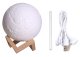 Home Office Humidifier Air Purifier Night LED Lamp, up to 880 ml, Moon